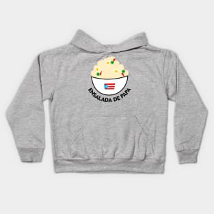 Ensalada de Papa Puerto Rico Food Potato Salad Boricua Kids Hoodie